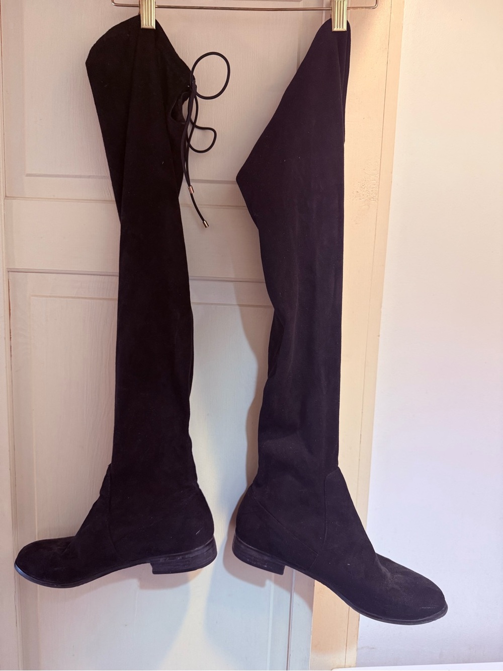 Chinese Laundry Black Over-the-Knee Suede Boots